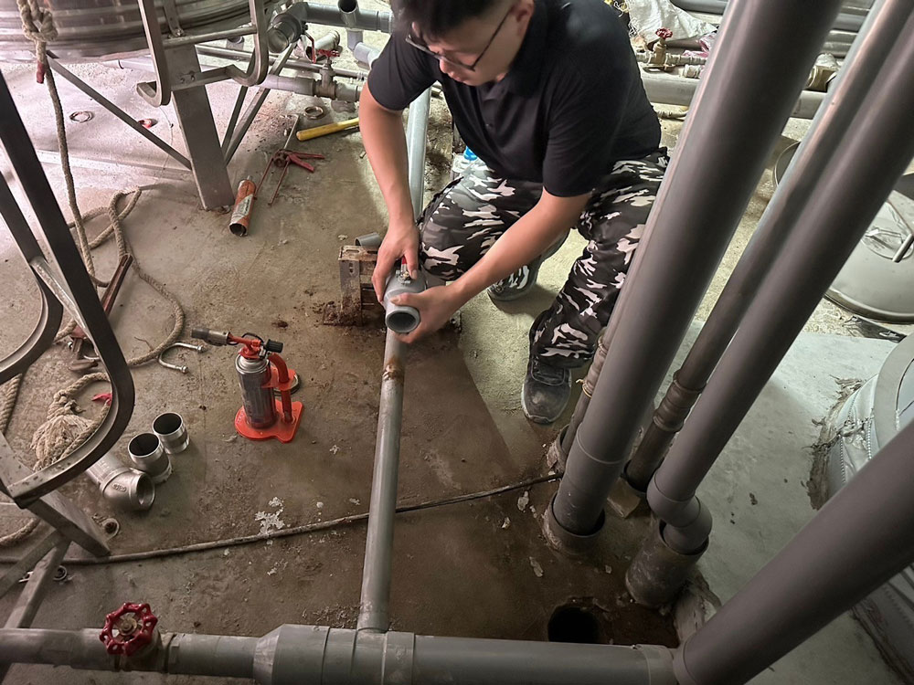 水塔改管工程07